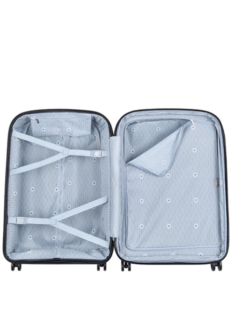 DELSEY Paris Belmont+ 71cm Hardcase 4 Double Wheel Expandable Check In Luggage Trolley Blue - Image 3