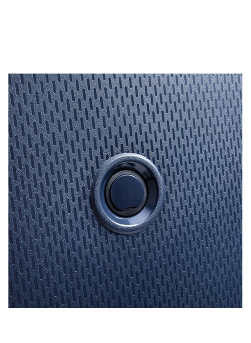 DELSEY Paris Belmont+ 71cm Hardcase 4 Double Wheel Expandable Check In Luggage Trolley Blue - Image 4