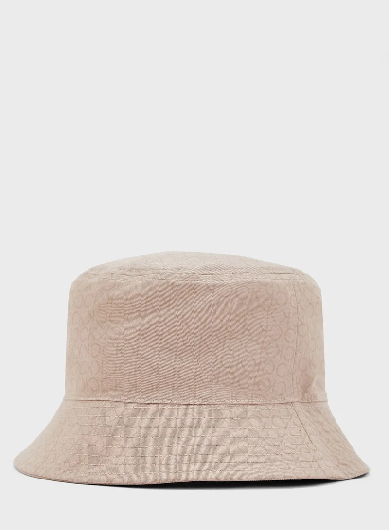 CALVIN KLEIN Monogram Detailed Bucket Hat