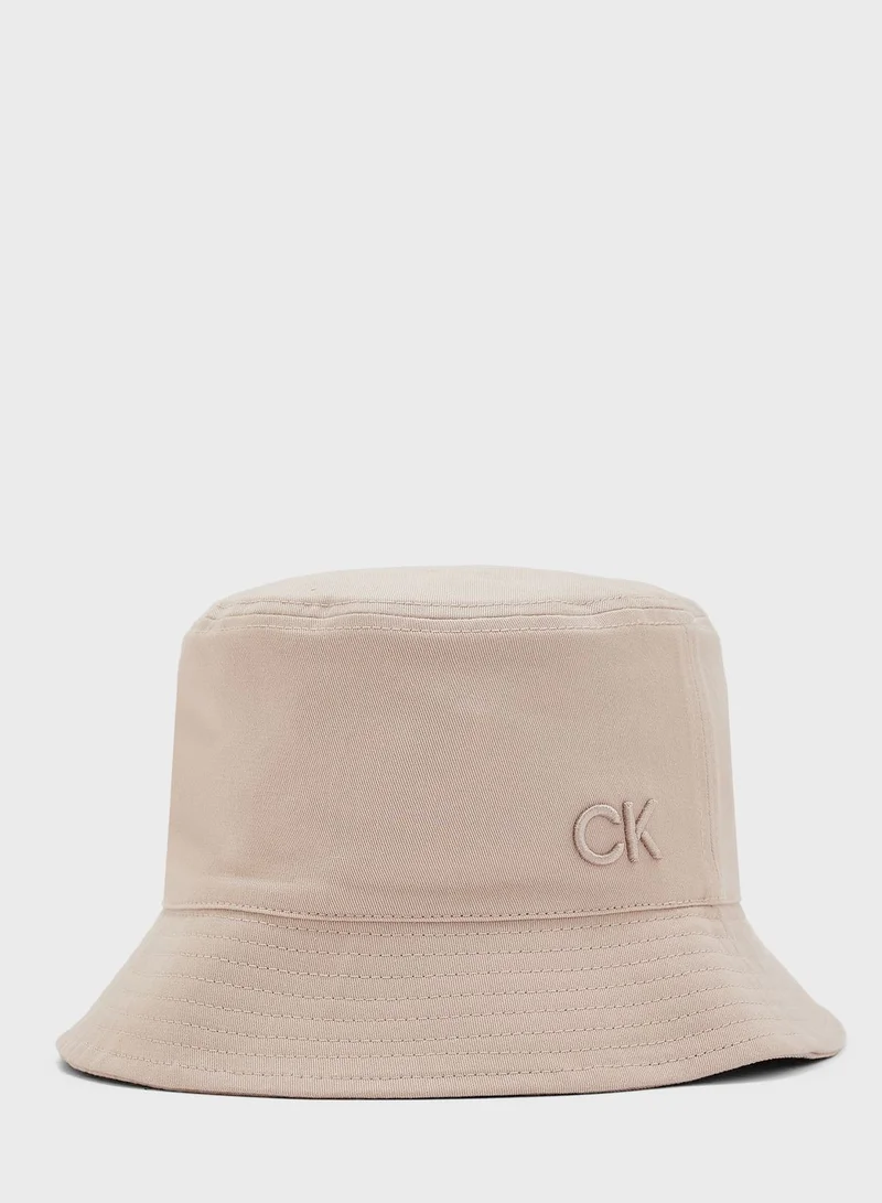 CALVIN KLEIN Monogram Detailed Bucket Hat