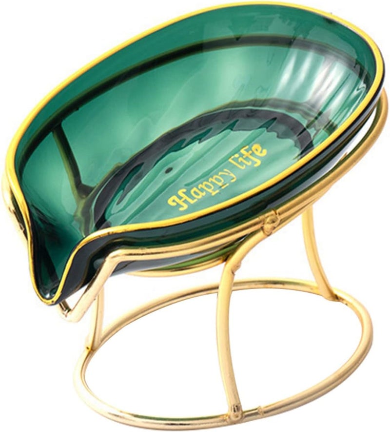 ويوبلز حامل صابون مزخرف لحوض المطبخ، سهل التنظيف، مناسب لجدار الدش، مصنوع من البلاستيك ذاتي التصريف، يحافظ على الصابون. - Image 1