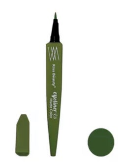 Kiss Beauty Matte Green Eyeliner  - Image 1