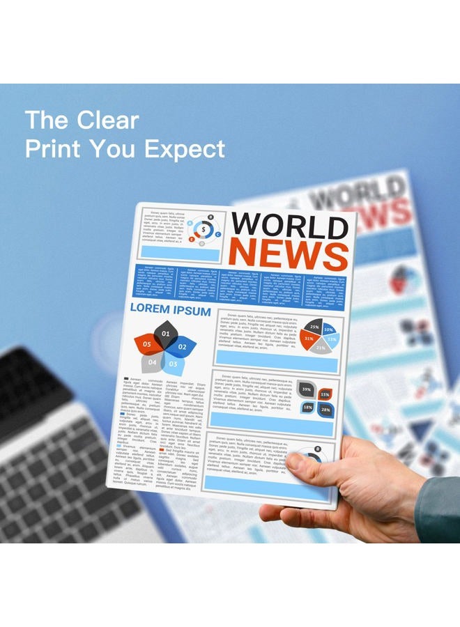 GPC Image مجموعة خراطيش حبر متوافقة 054 بديل لـ Canon 054 CRG-054 054H تعمل مع طابعة Color ImageClass MF644Cdw LBP622Cdw MF642Cdw MF640C LBP620 (1B 1C 1M 1Y، 4 عبوات) - Image 4