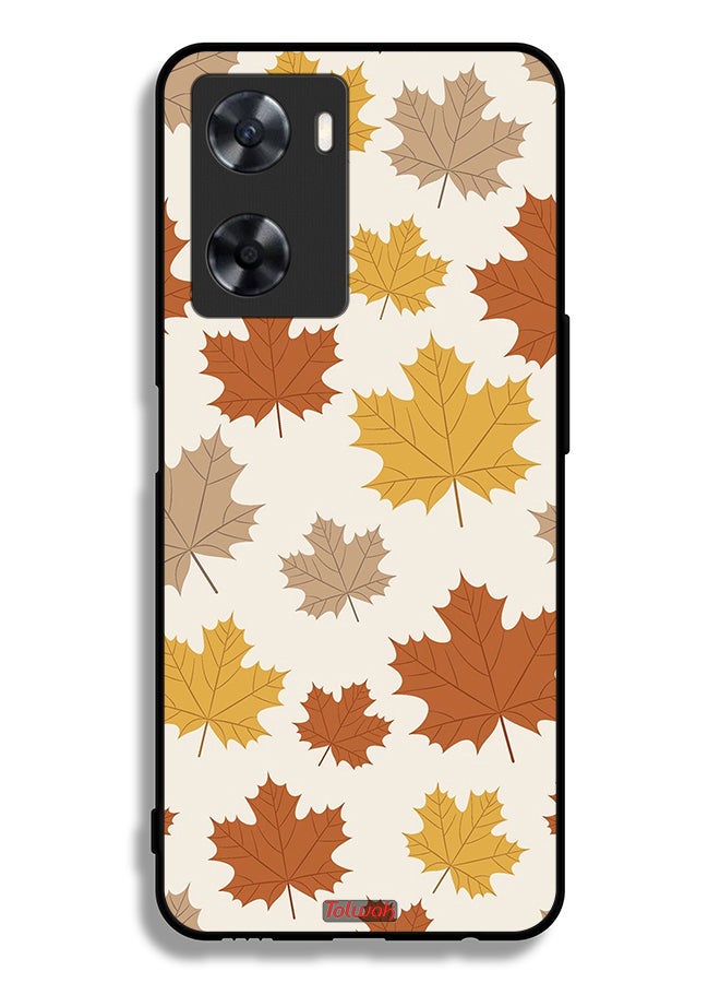 Tolwak Oppo A57s Protective Case Cover Autumn Leaves - Image 2