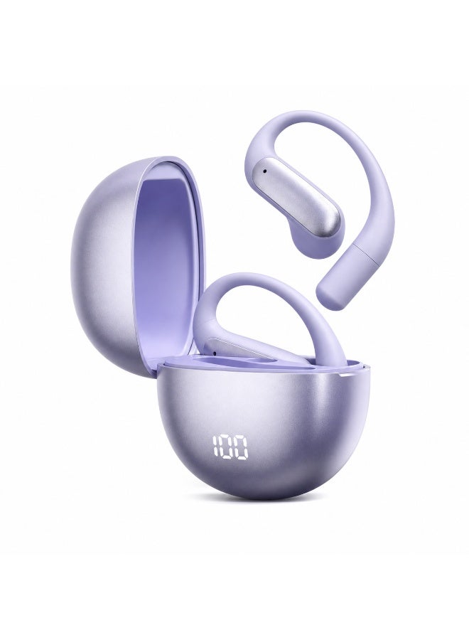 ALTRONE Wireless Open-Ear Bluetooth 5.4 Sports Earbuds with Charging Case, Real-Time Translation, Noise-Free Directional Sound, Touch Control, Waterproof, Long Battery Life