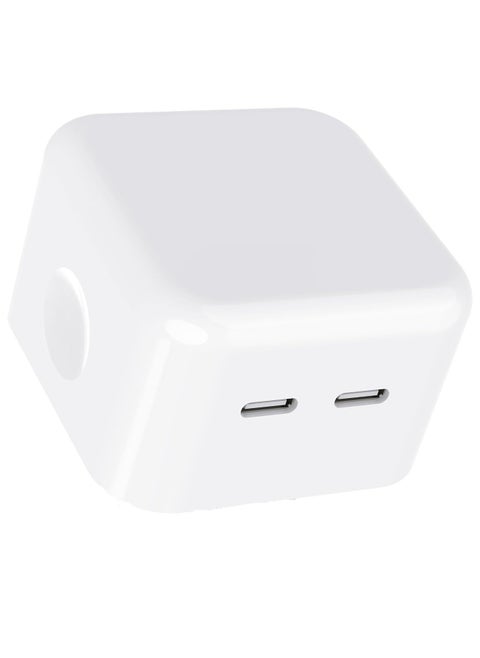 45W PD Dual Port Fast Charger Type C Adapter