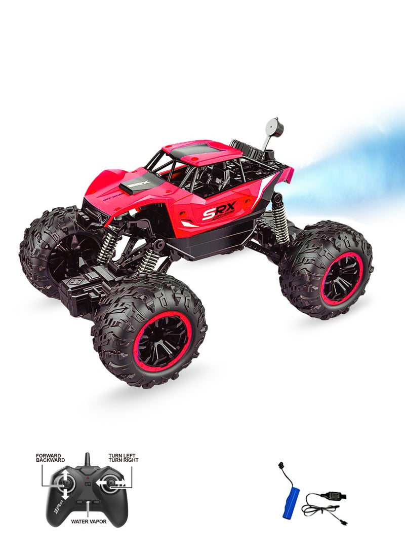 Syrcar Remote Control Car for Kids – 4WD Off-Road RC Car with Water Vapor Effect, 2.4GHz Controller, Rechargeable Battery – Monster Truck Toy  - Image 1