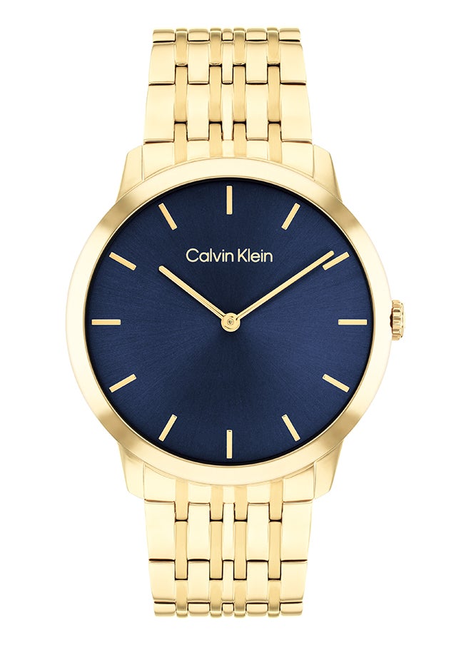 CALVIN KLEIN ساعة يد ستانلس ستيل بعقارب دائرية الشكل للجنسين 25300007 - 40 ملم  - Image 1