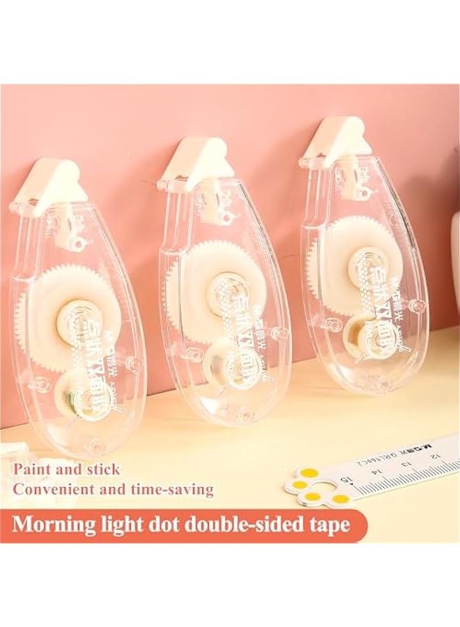 10-Pack Double Sided Adhesive Tape Runner, 80M/262 FT Scrapbook Supplies, Glue Tape Roller for School Office Journaling Home.