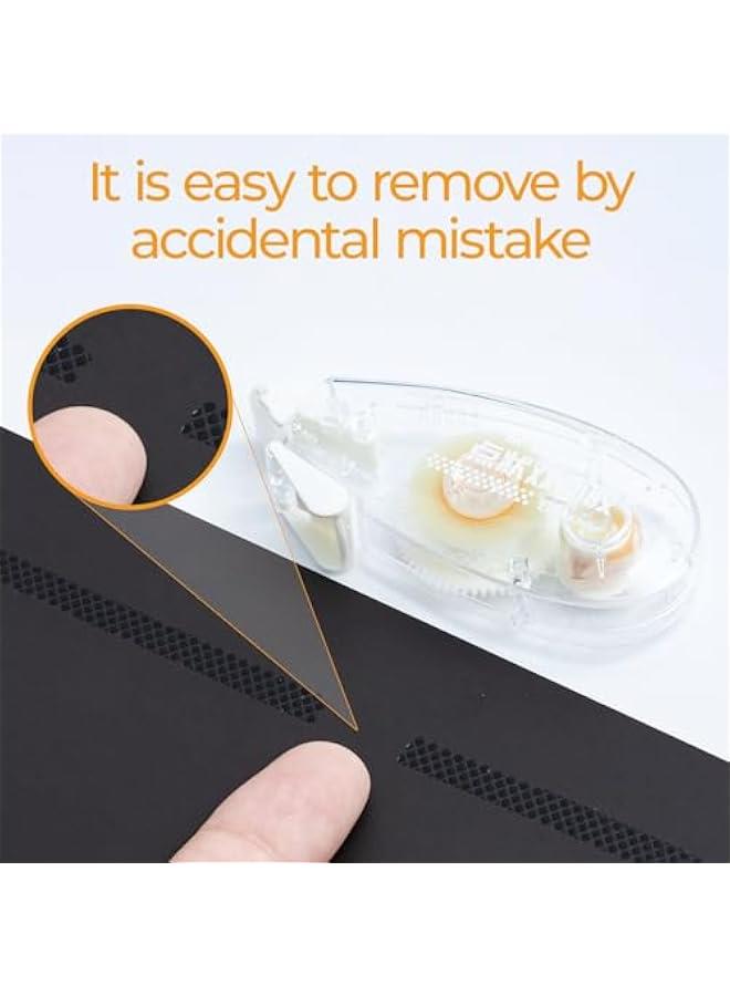 10-Pack Double Sided Adhesive Tape Runner, 80M/262 FT Scrapbook Supplies, Glue Tape Roller for School Office Journaling Home.