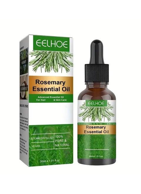 30ml Rosemary Hair Essential Oil Long Lasting Lightweight Rosemary Hair Essential Oil For Healthy Hair, with plant squalane