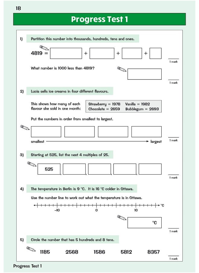 null - KS2 Maths Year 4 Targeted Question Book - Image 1