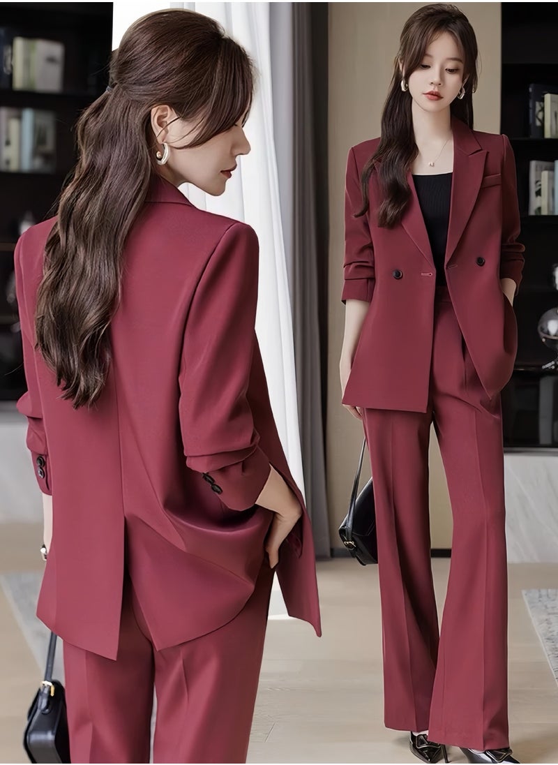 KUYING New Fashionable Women's Slim Fit Suit Set  - Image 2