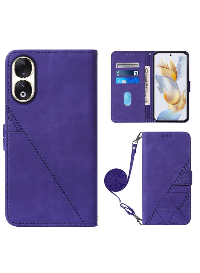 The Bros Phone Case For Honor 90 Crossbody 3D Embossed Flip Leather Phone Phone Case - Image 1