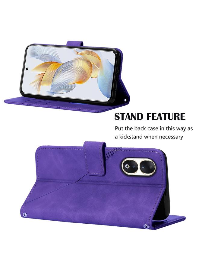 The Bros Phone Case For Honor 90 Crossbody 3D Embossed Flip Leather Phone Phone Case - Image 5