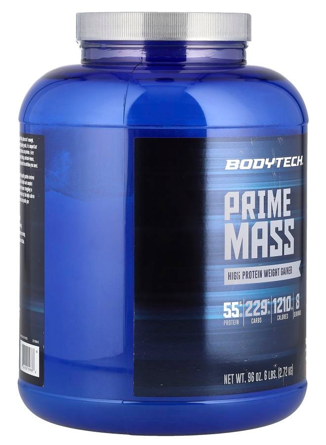 BODYTECH برايم ماس هاي بروتين وايت غينر شوكولاتة 6 أرطال (2.72 كجم) - Image 2