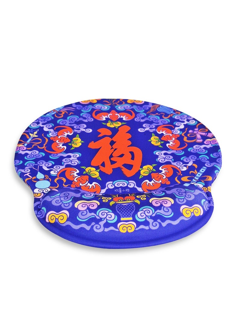 Mini Hand Mouse Pad With Gel Wrist Support Band , Cute Design HD Print Pattern Desk Mat, Extended Mouse Pad and Keyboard Mouse Pads, Waterproof Fabric Surface Mouse Pads for Office, Anti-Slip Rubber Base - Image 3
