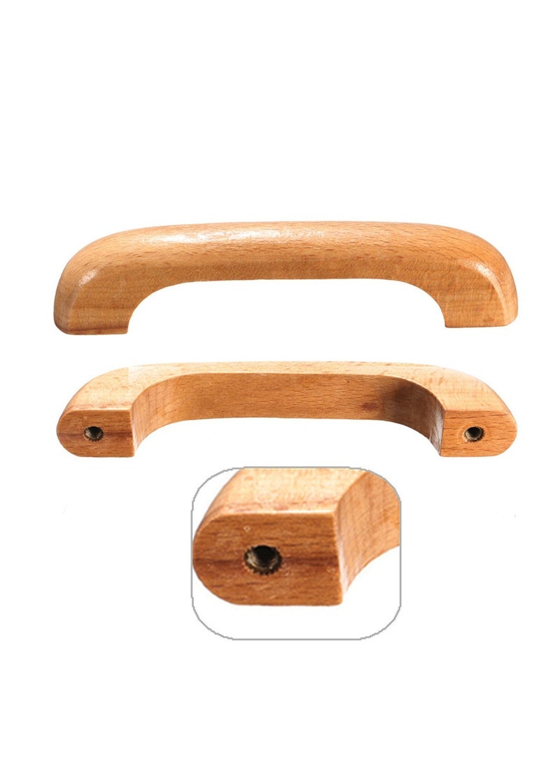 KNP KNP Wooden Handle (4PCS, 64mm - Dark Beech) is a stylish and durable furniture accessory designed for cabinets, drawers, and cupboards.  - Image 1