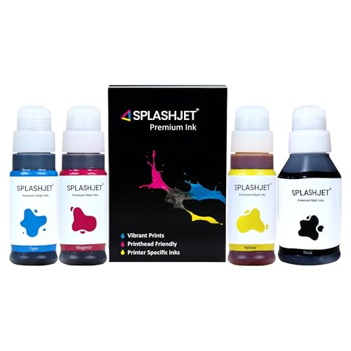 Splashjet GI71 Compatible Ink for CN Pixma G2020, G2021, G2060, G2730, G3020, G3021, G4770, G1020, G1730, G3730, G1730, G1737, G2770, G3770 Printers - (PGBK x 135gm) (C/M/Y x 70gm) Bottle Set - 502368 - Image 2