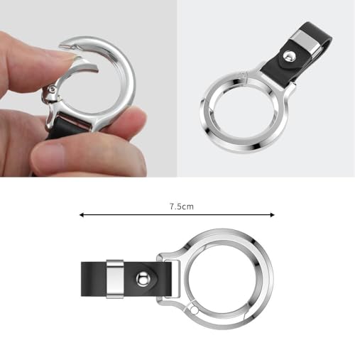 Keyzone Aluminium Alloy Key Cover for Baleno, Jimny, Grand Vitara, Xl6, Ignis, Swift, Ertiga, Fronx, Brezza, Dzire, Glanza, Urban Cruiser Hyryder, Taisor 2b Smart Key (Silver Streak) - Image 5