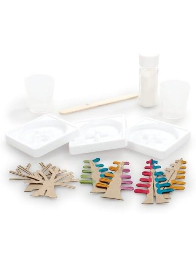 ADDO Nickelodeon Experimake Crystal Tree Set, Be A Scientist, Create Your Cool Crystal Sparkling Forest, Roleplay, Pretend Play Toys, 8 Years+ - Image 1