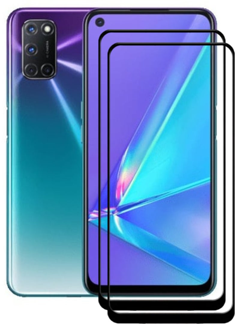 ACLIX 2 Pieces Antistatic ESD Dustproof Premium Quality High Definition Tempered Glass Screen Protector Designed For Oppo A92 - Image 1