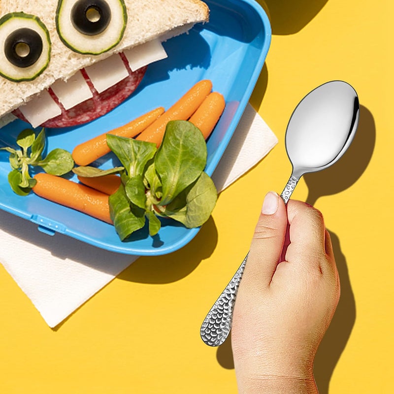 E-far Stainless Steel Kids Spoons - 6-Piece Set - Image 5