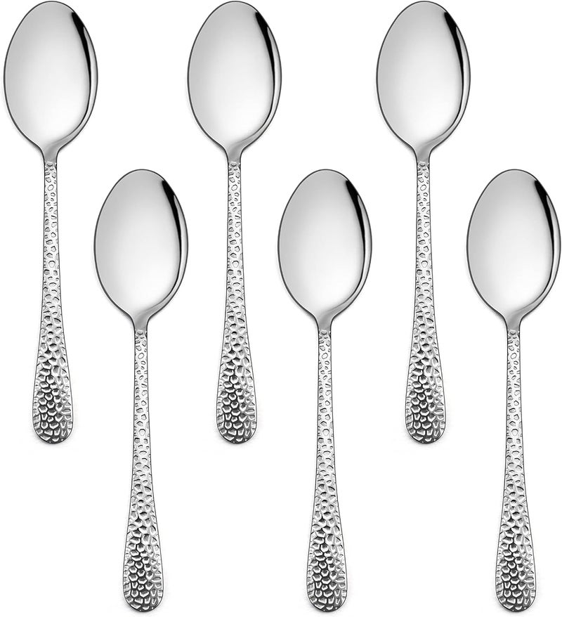 E-far Stainless Steel Kids Spoons - 6-Piece Set - Image 1