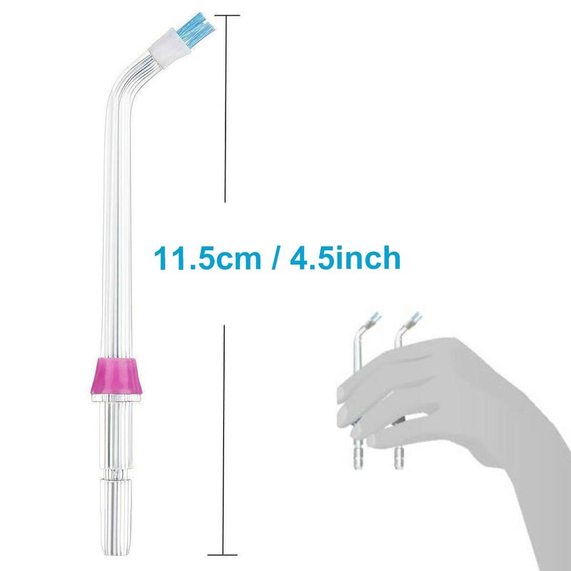 Ronsit Plaque Seeker Replacement Tips Compatible with Waterpik Water Flossers and Other Brand Oral Irrigators, Water Flosser Tip Replacement, Plaque Remove Brisles Tips(4-Pack) - Image 3