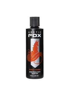 أركتيك فوكس صبغة شعر شبه دائمة نباتية وخالية من القسوة من ARCTIC FOX (8 أونصة سائلة، برتقالي غروب الشمس)  - Image 1