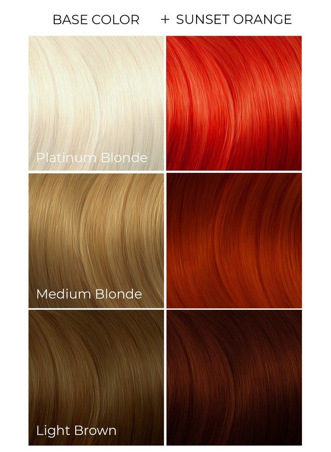 ARCTIC FOX Vegan and Cruelty-Free Semi-Permanent Hair Color Dye (8 Fl Oz, SUNSET ORANGE) - Image 5