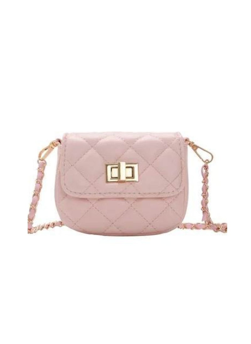 Lion Llama - Lion Llama Mini Square Bag for Girls – Stylish & Lightweight Pink Handbag - Image 1