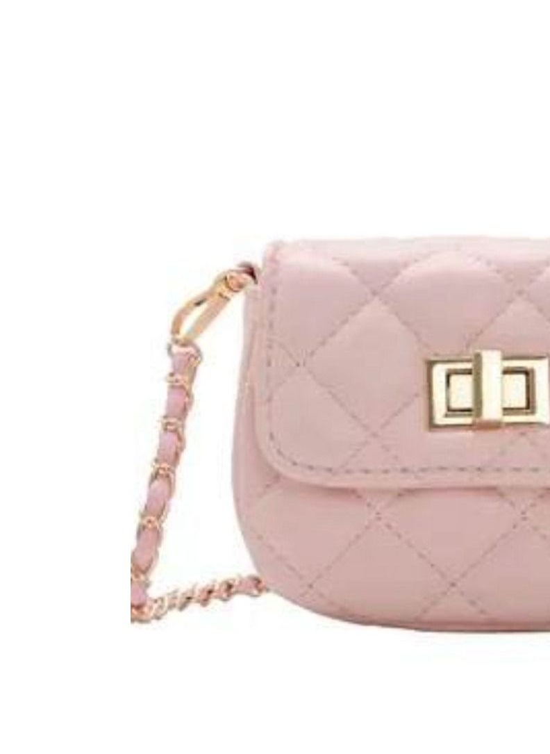 Lion Llama - Lion Llama Mini Square Bag for Girls – Stylish & Lightweight Pink Handbag - Image 1