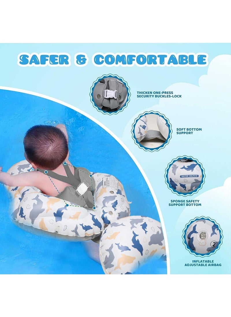 Y&D 60*58cm Children's Lie Ring With Top Swimming Ring  - Image 3