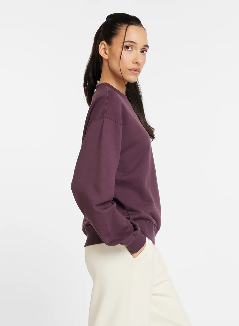 New Balance French Terry Oversized Logo Sweatshirt