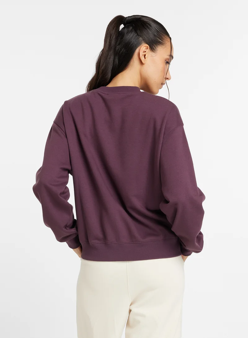 New Balance French Terry Oversized Logo Sweatshirt