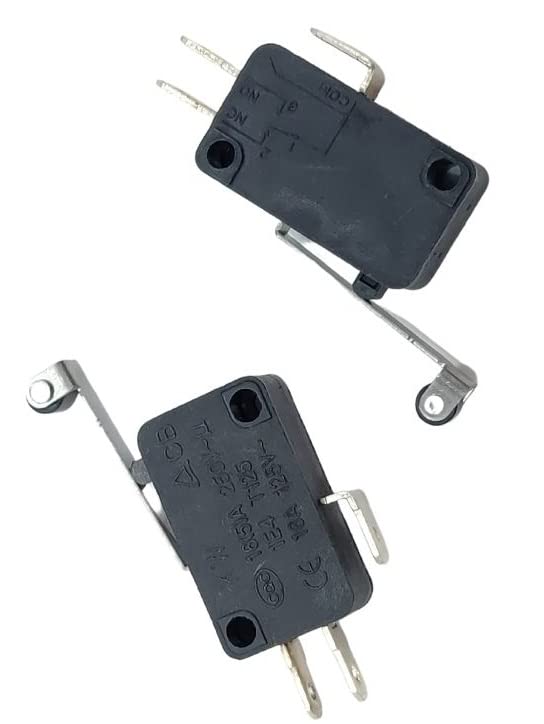 ESPtronics 5 Pcs 16A Limit Switch with Roller Lever 220v AC with Roller 3 Pin Momentary Roller Lever Arm Micro Limit Switch for Incubator AC 250V 5A SPDT  - Image 2