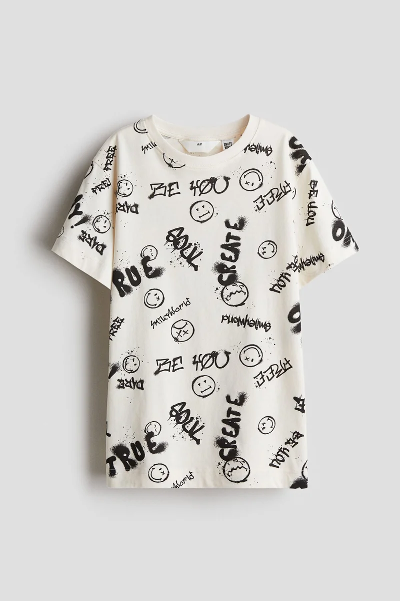 اتش اند ام Printed T-shirt