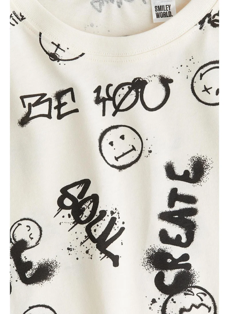 اتش اند ام Printed T-shirt