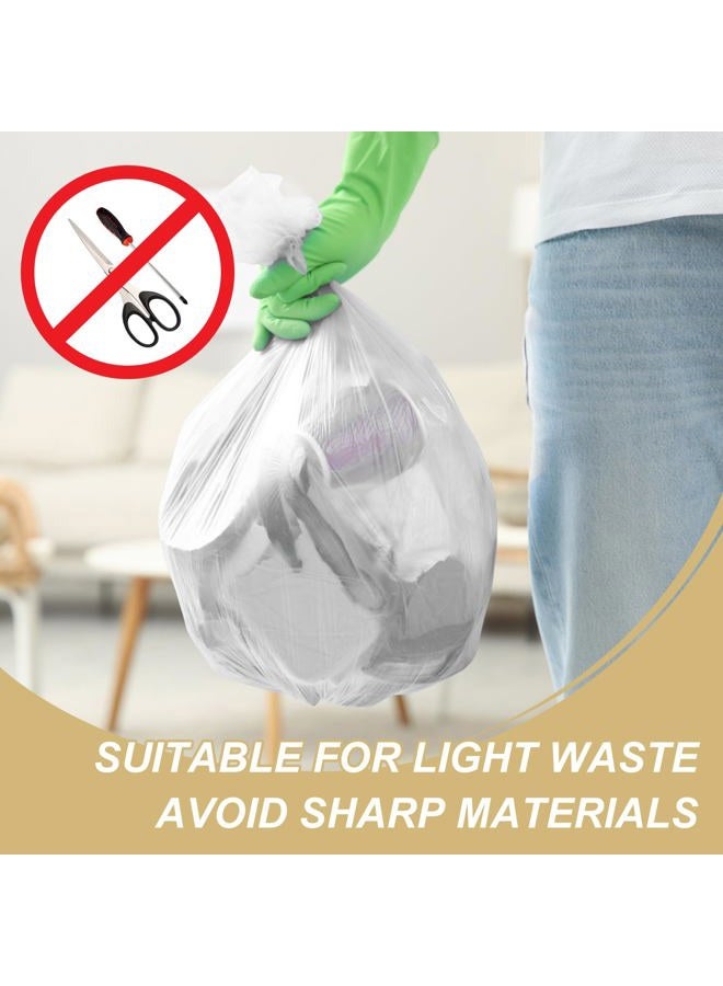 Magesh 2.6 Gallon Small Trash Bags, 2.6 Gallon Trash Bag Strong, Leakage-Free, Small Garbage Bags 2.6 Gallon Unscented Thick for Bathroom, Office, Kitchen Small Trash Can, 100 Bags, Clear - Image 5