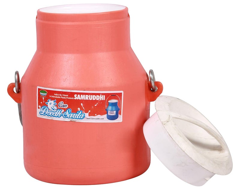 Samruddhi Plastic Samruddhi Plastic Milk Can 35 Liters Brown  - Image 3