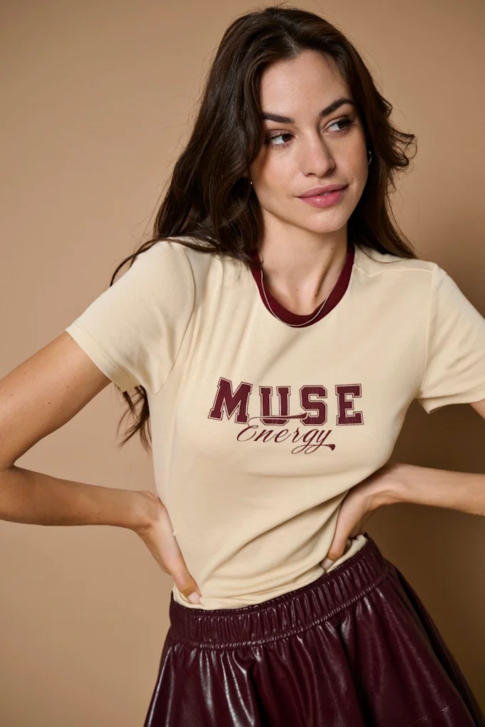 اونلي Short Sleeve Printed Top