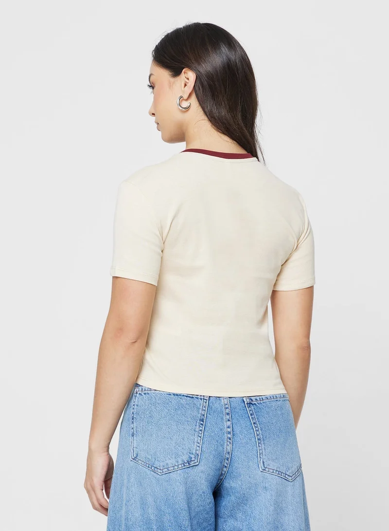 ONLY Short Sleeve Printed Top