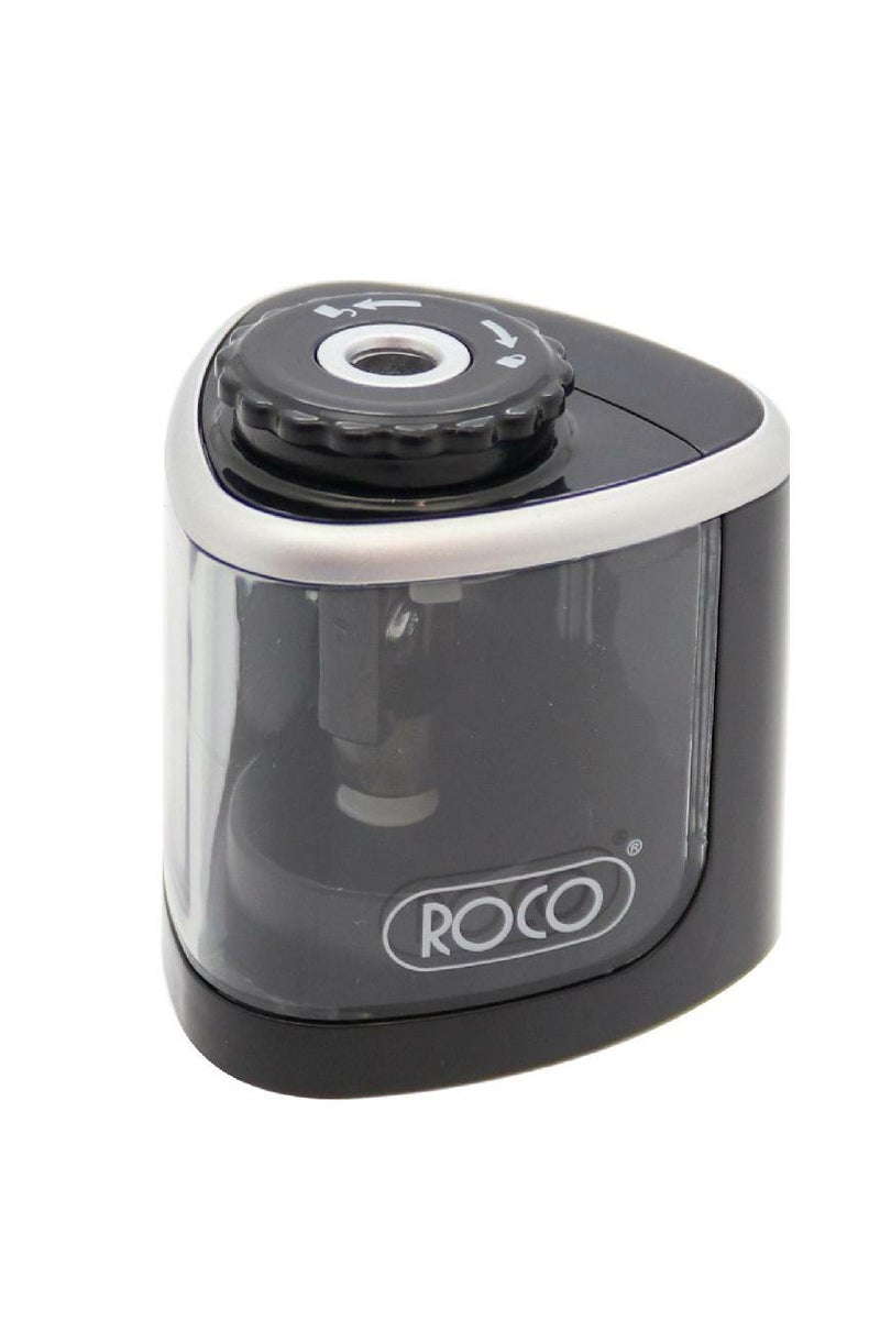 ROCO Battery Operated Sharpener 2 Holes Black - Image 2