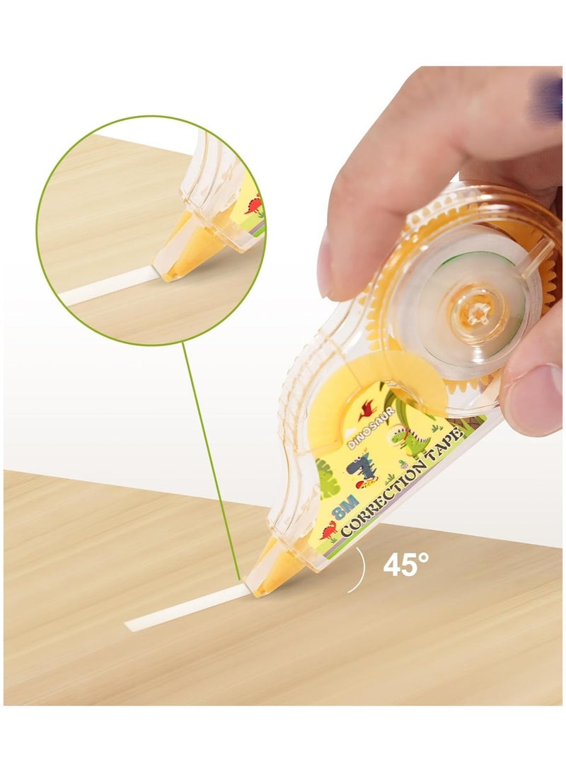 general 7 Piece School Office Supplies Set, Desktop Accessories, Children's Stationery Set with Pencil Roller, Ruler and 6 Colour Ballpoint Pen, Student Gifts - Image 5