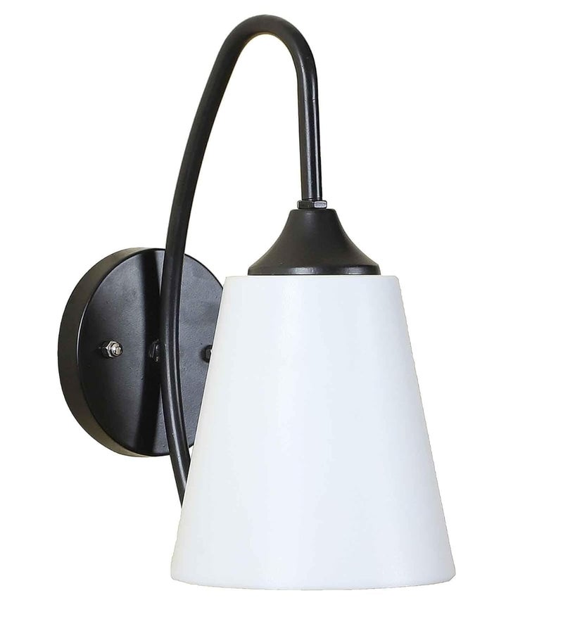 SINOMAN Wall Light for Living Room ModernWall Lamps for Bedroomfor Living RoomWall Lights for Home DecorationBedside Wall lampSwing Arm Black PCV White Pack of 1 - Image 4