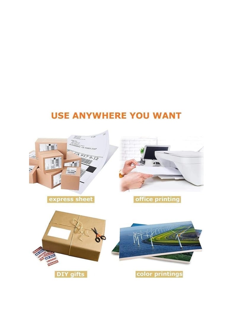 Premium A4 ADDRESS AND MULTI-PURPOSE LABELS WHITE,1 LABELS/SHEET 210MMX297MM - Image 4