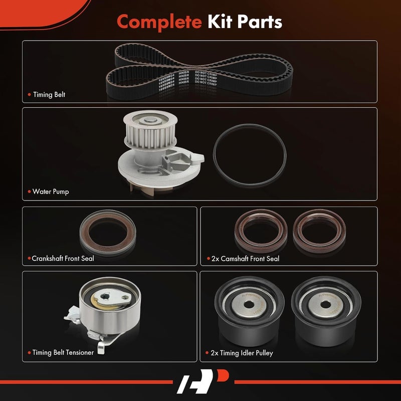 A-Premium Engine Timing Belt Kit with Water Pump - Image 2
