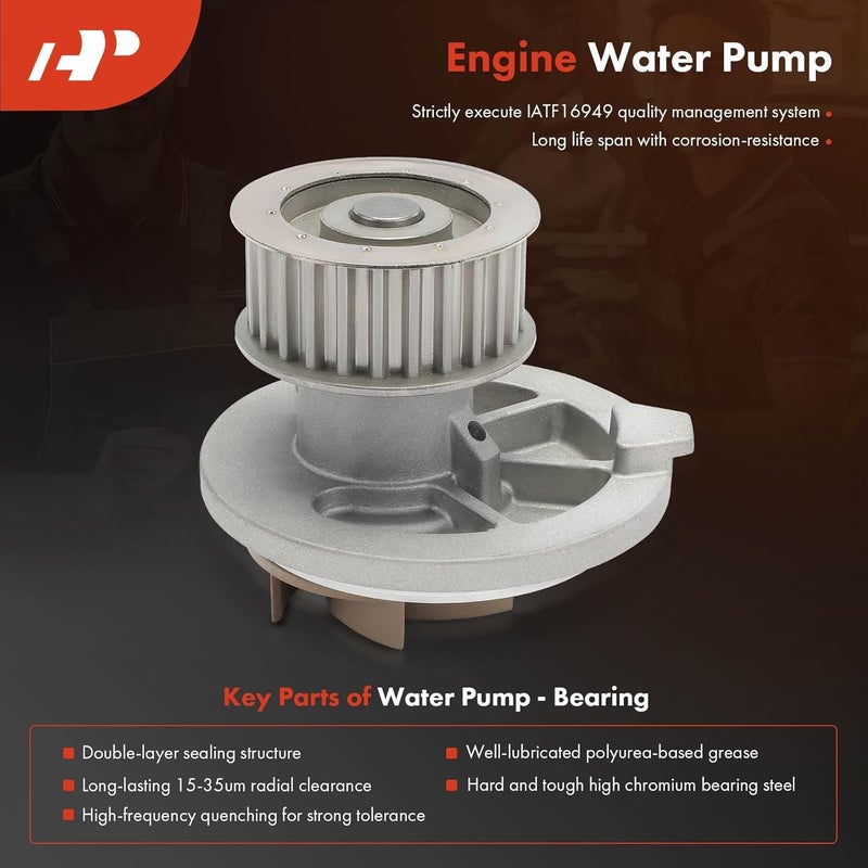 A-Premium Engine Timing Belt Kit with Water Pump - Image 5