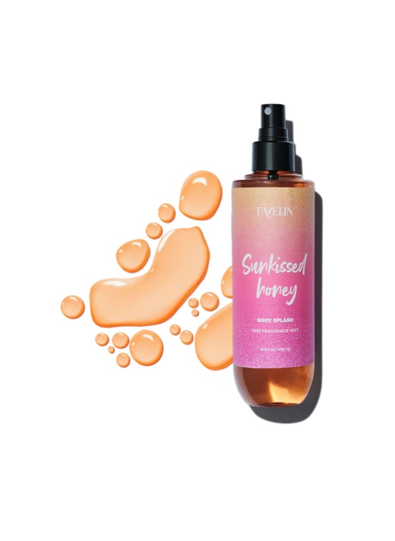 favelin - Sunkissed Honey Body Splash  250 ML - A Long-Lasting Scented Mist | With amber and vanilla - Image 1